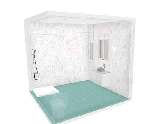 salle de bain IKEA outil dessin 3D
